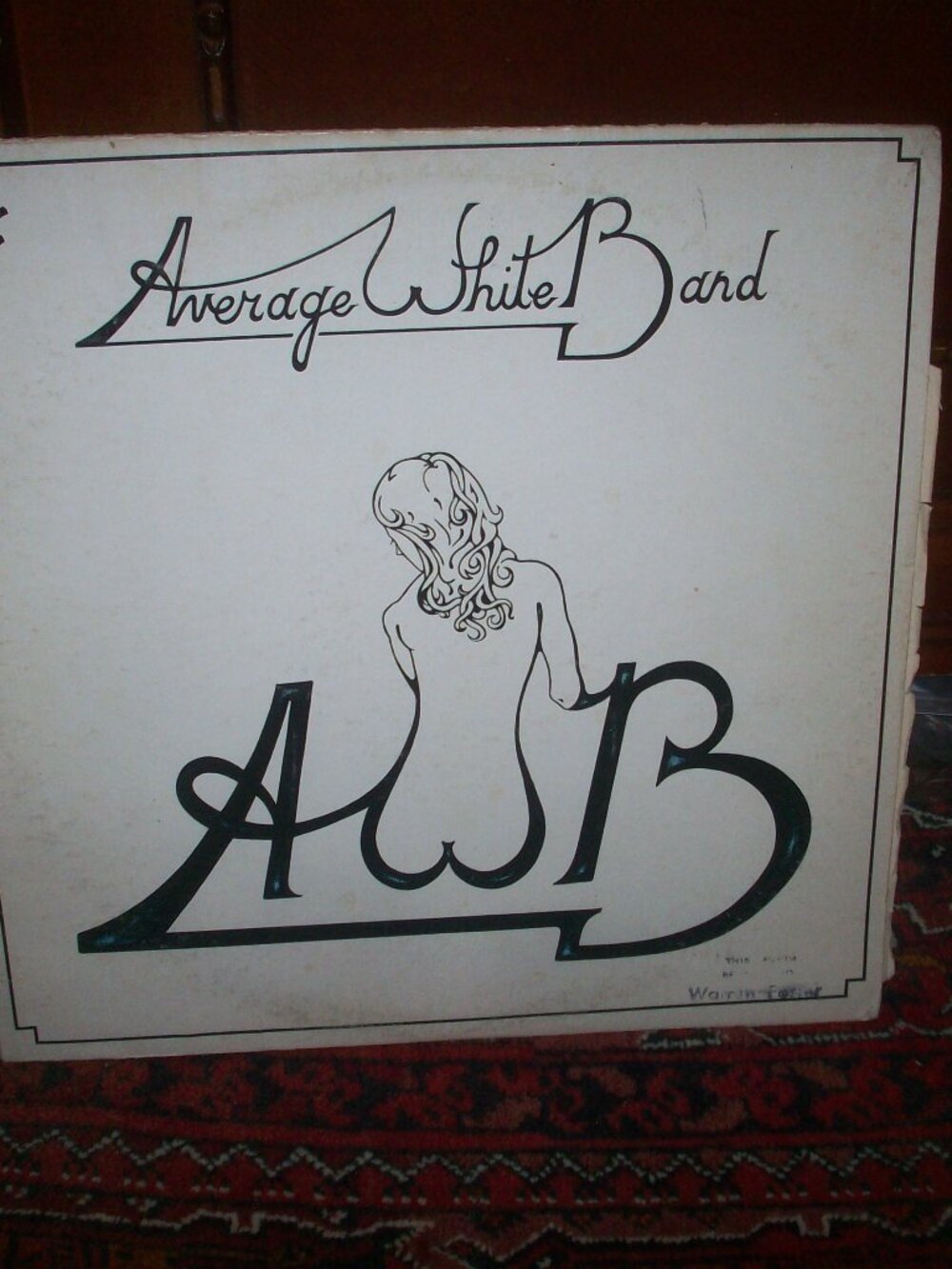 1974 Average White Band AWB Vinyl Album SD 7308 Atlantic Records Album Record Lp